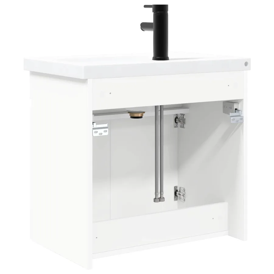 Meuble de salle de bain avec robinet Blanc 61 x 40 x 74,5 cm - 7