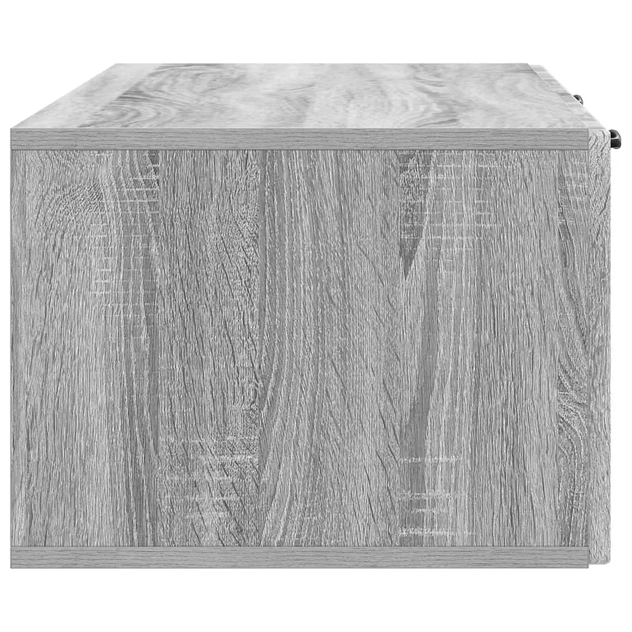 Meuble TV mural Sonoma gris 98 x 41 x 30 cm Bois d'ingénierie - 7