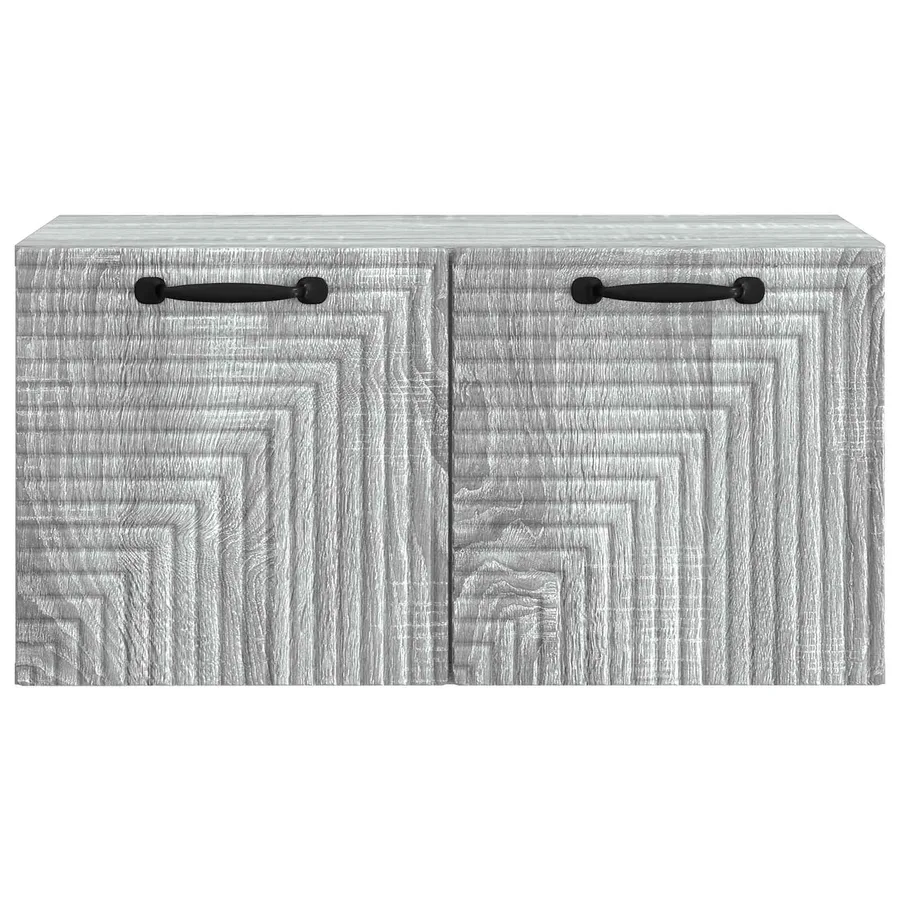 Meuble TV mural Sonoma gris 59,5 x 31 x 30 cm Bois d'ingénierie - 6