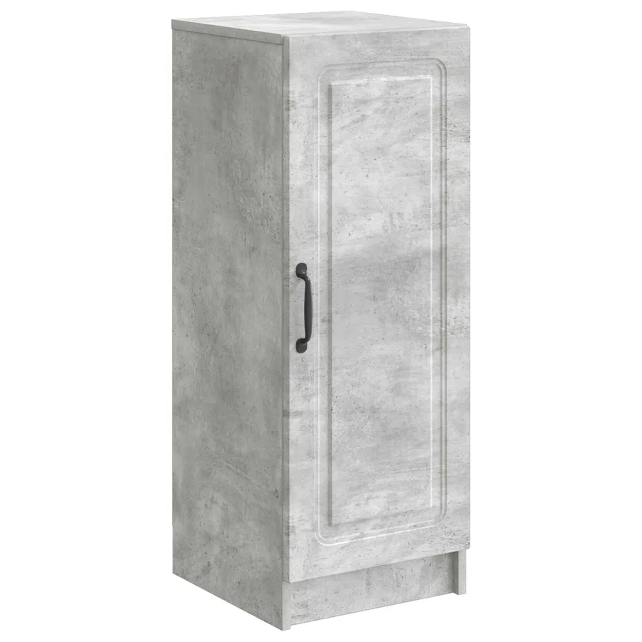 Buffet Gris béton 33 x 34,5 x 87 cm Bois d'ingénierie - 2