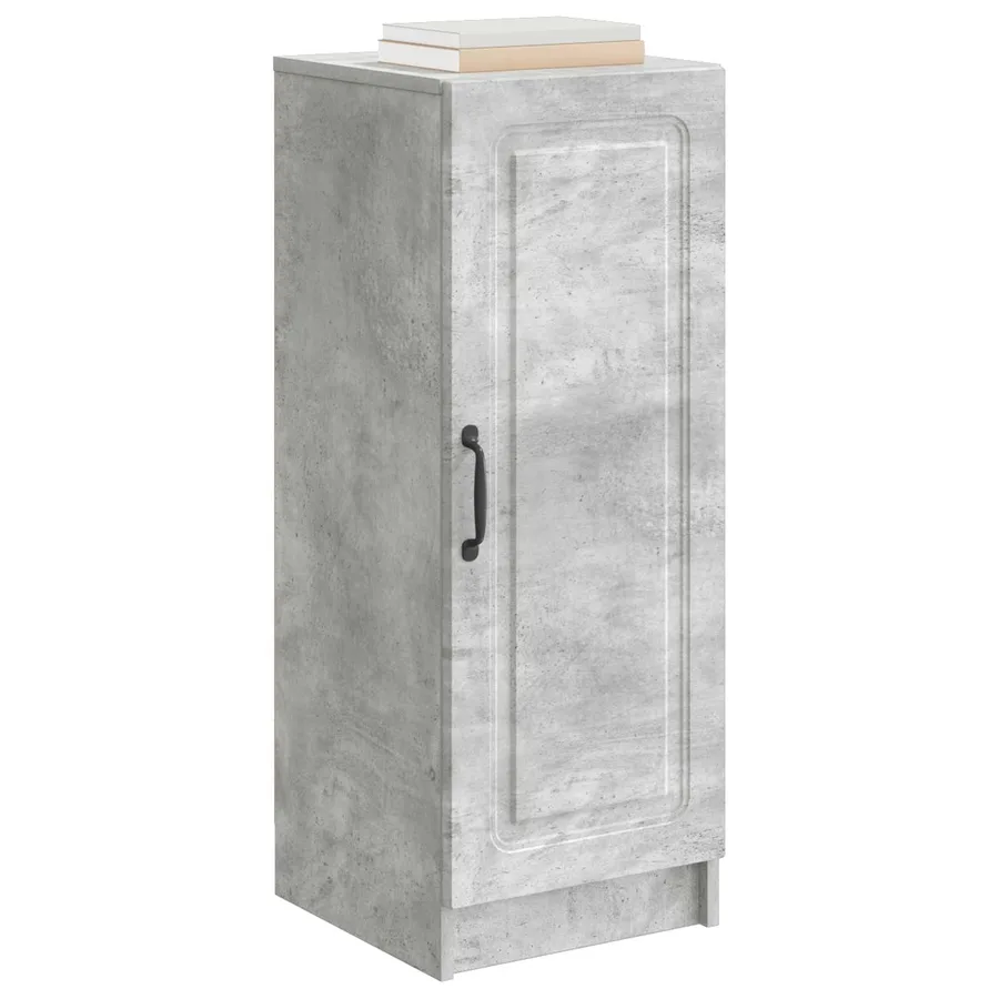 Buffet Gris béton 33 x 34,5 x 87 cm Bois d'ingénierie - 3