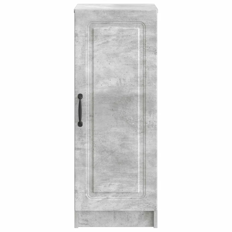 Buffet Gris béton 33 x 34,5 x 87 cm Bois d'ingénierie - 6