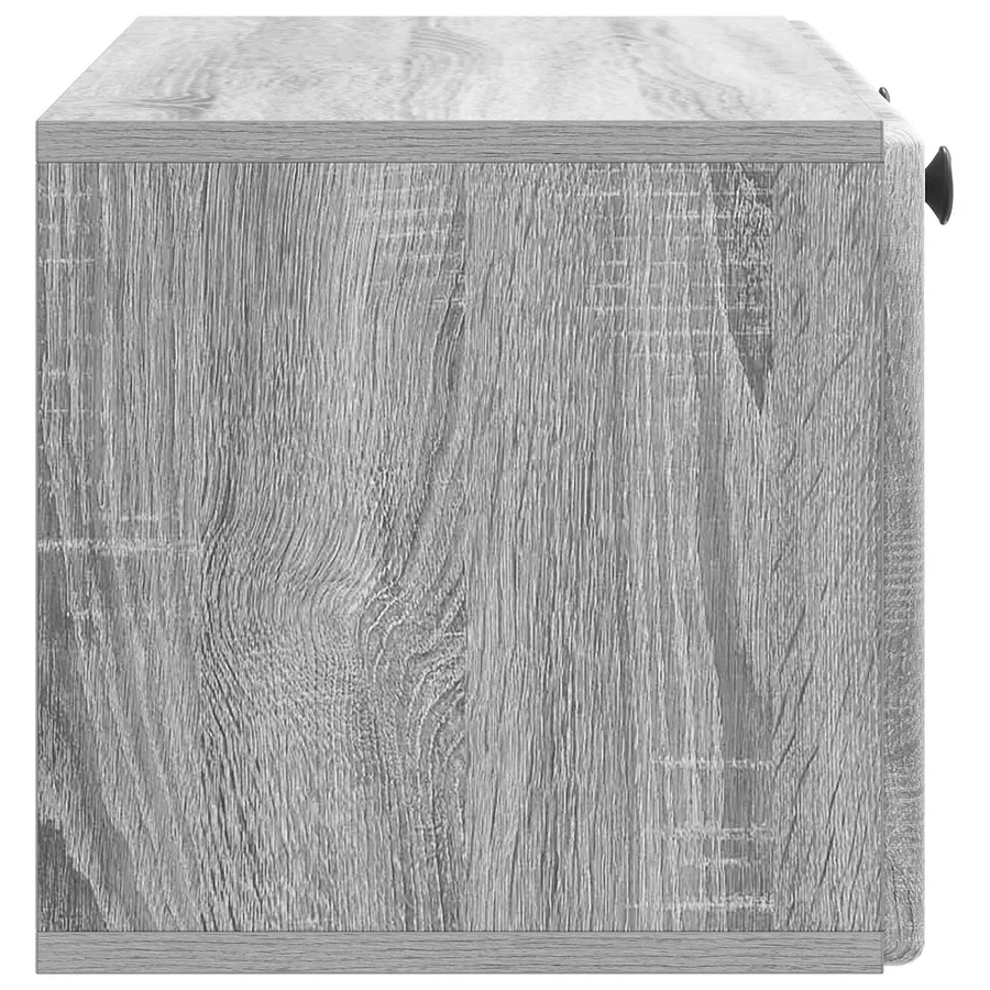 Meuble TV mural 78,5 x 31 x 30 cm Sonoma gris Bois d'ingénierie - 7