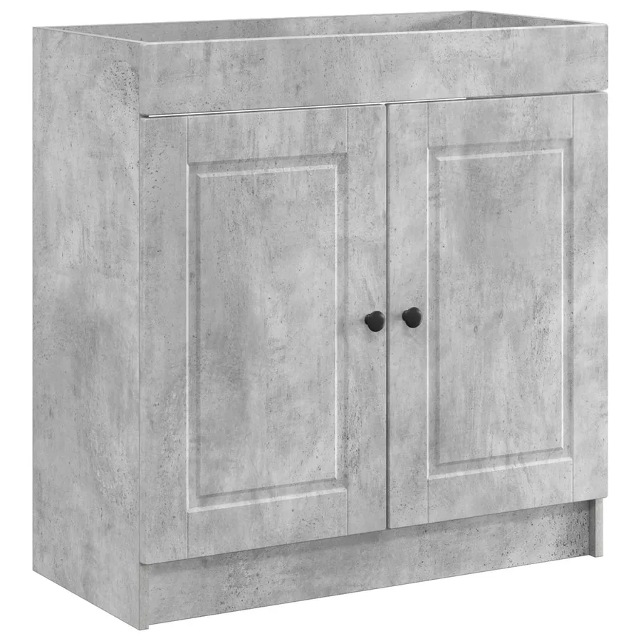 Ensemble de mobilier de salle de bain Gris béton - 4