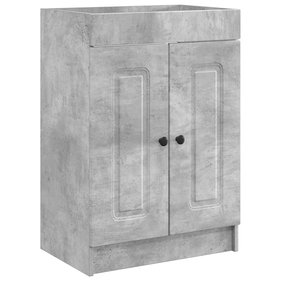 Ensemble de mobilier de salle de bain Gris béton - 4
