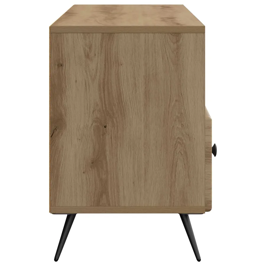 Meuble TV 102 x 34,5 x 50 cm Chêne artisanal Bois d'ingénierie - 7