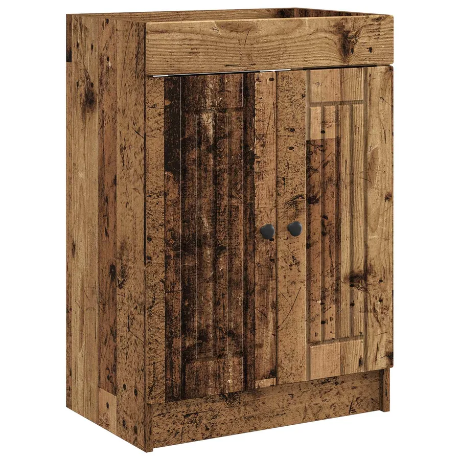 Ensemble de mobilier de salle de bain Bois ancien - 4