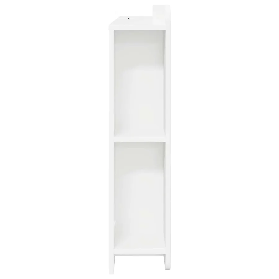 Cabinet de Tête de Lit avec stockage Blanc 135 x 18,5 x 80 cm - 6