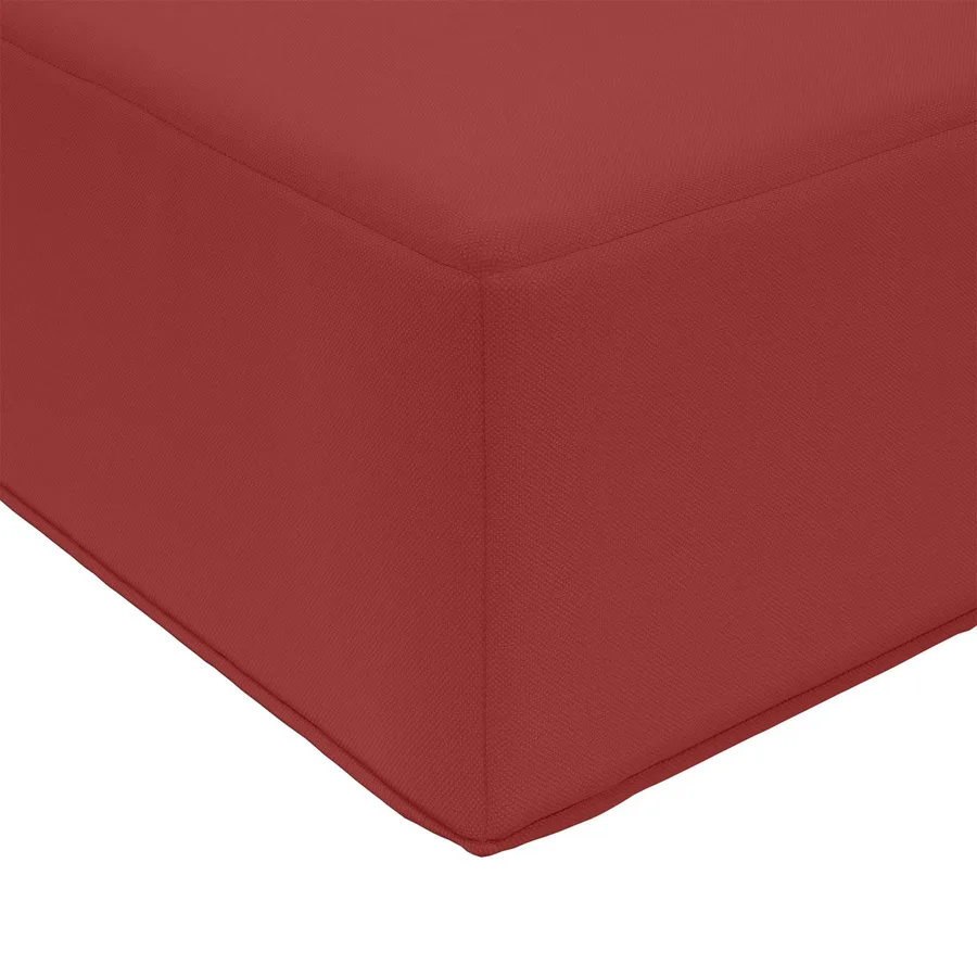 Coussin de Siège d'Extérieur Bordeaux 80 x 40 x 8 cm - 6