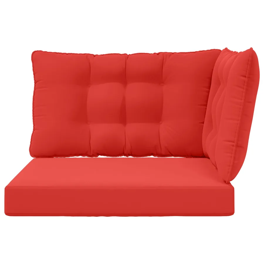 Coussin de canapé d'extérieur Polyester Rouge 80 x 43 x 10 cm - 6