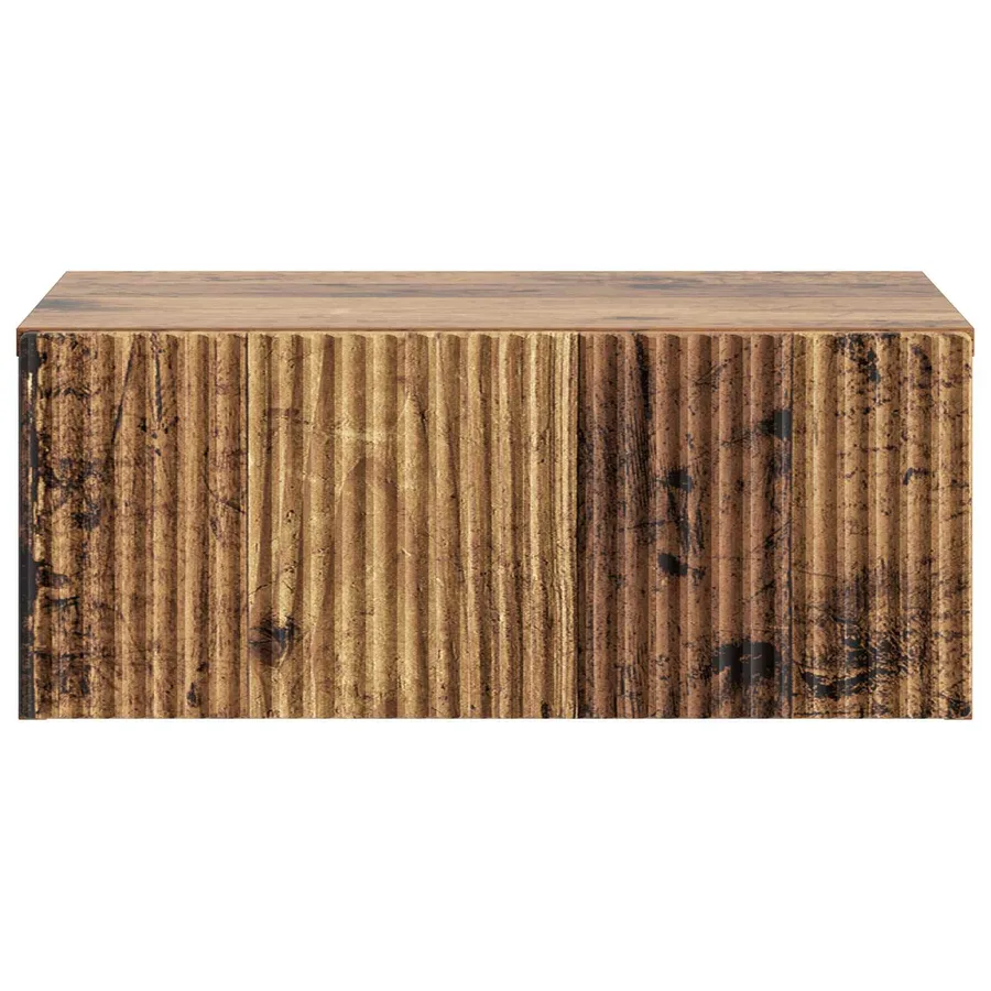 Cabinet de chevet mural 2 pcs Bois ancien 49 x 34,5 x 20 cm - 7