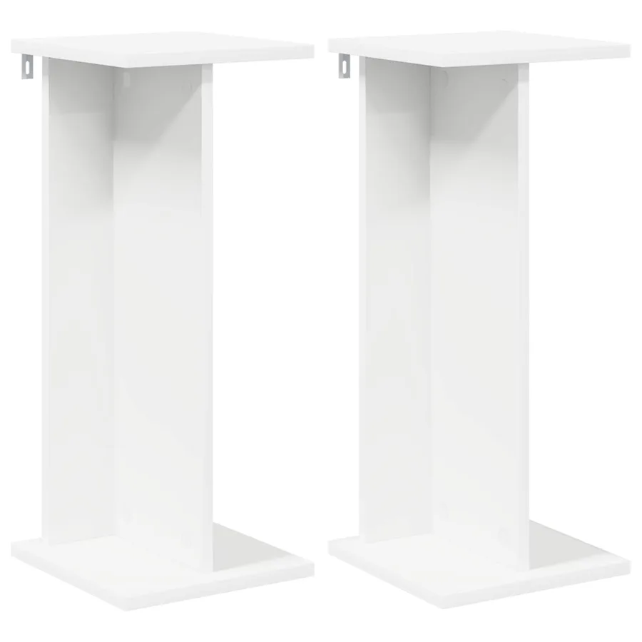 Support de Plante 2 pc Blanc 25 x 25,5 x 60,5 cm - 2