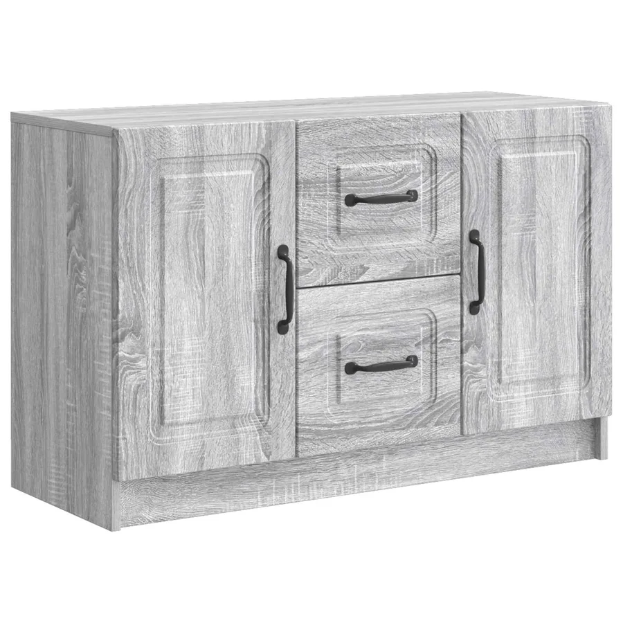 Buffet Sonoma gris 89 x 34,5 x 57 cm Bois d'ingénierie - 2