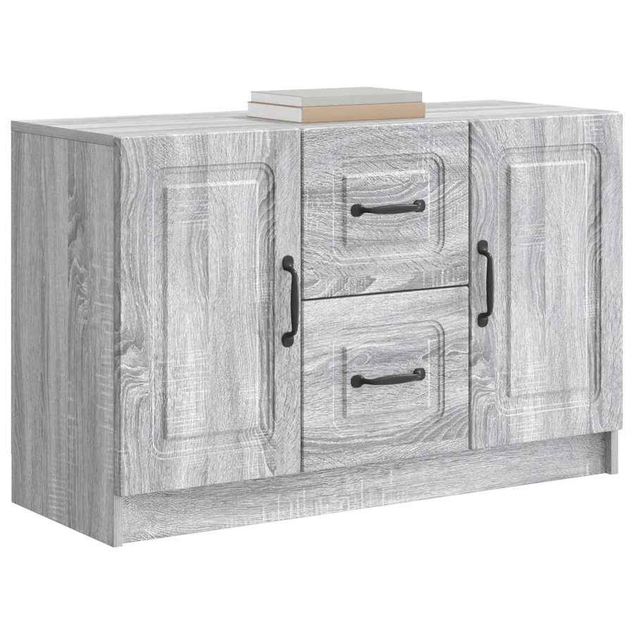 Buffet Sonoma gris 89 x 34,5 x 57 cm Bois d'ingénierie - 3