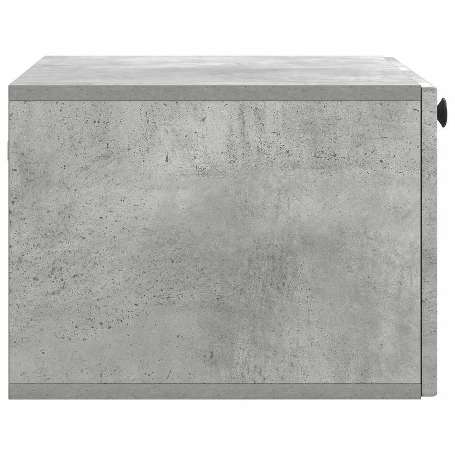 Meuble TV mural Gris béton 59,5 x 41 x 30 cm Bois d'ingénierie - 7