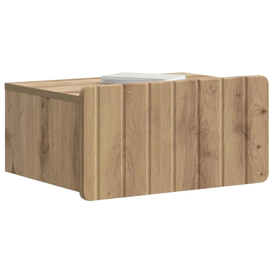 Cabinet de chevet mural 2 pc Chêne artisanal 49 x 34,5 x 24 cm - 3
