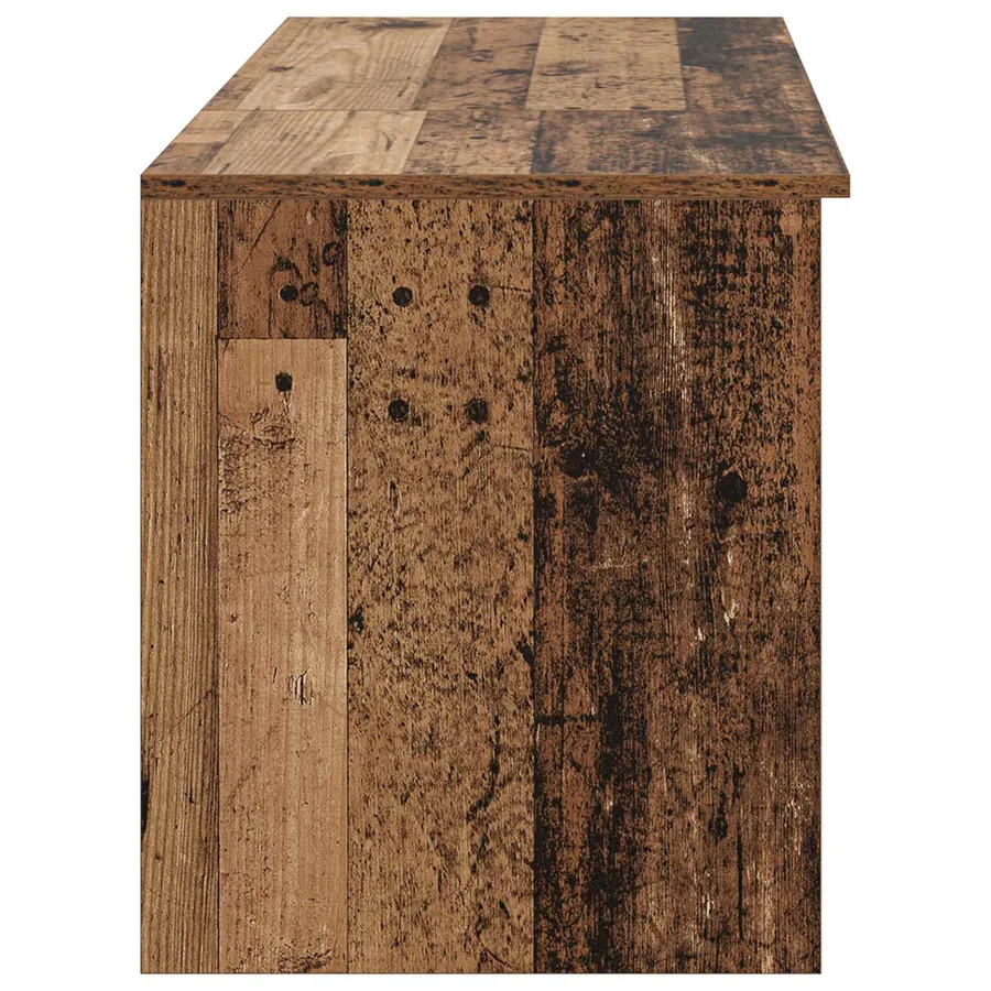 Ensemble de mobilier de salle de bain 2 pcs Bois ancien - 5