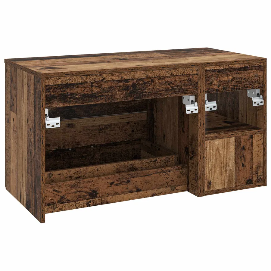 Ensemble de mobilier de salle de bain 2 pcs Bois ancien - 6