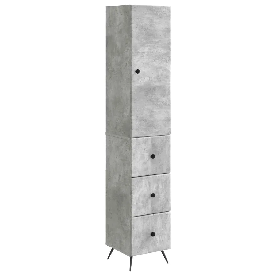 Ensemble de Meubles 2 pcs Gris béton 34,5 x 34,5 x 90 cm - 2