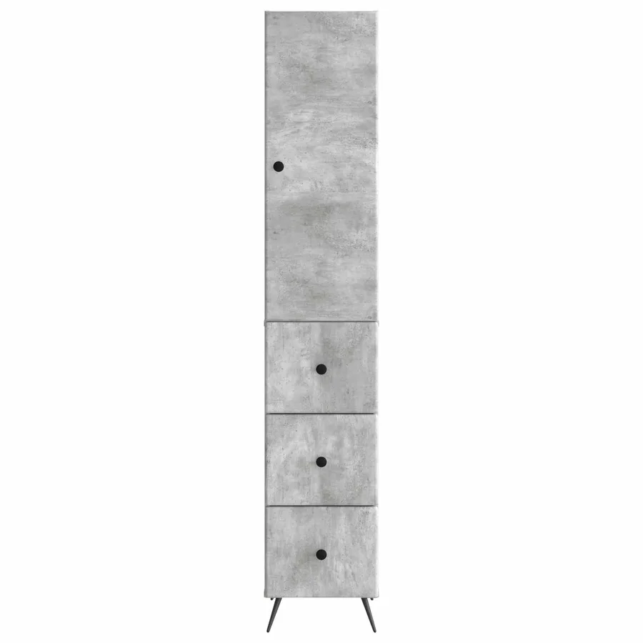 Ensemble de Meubles 2 pcs Gris béton 34,5 x 34,5 x 90 cm - 5