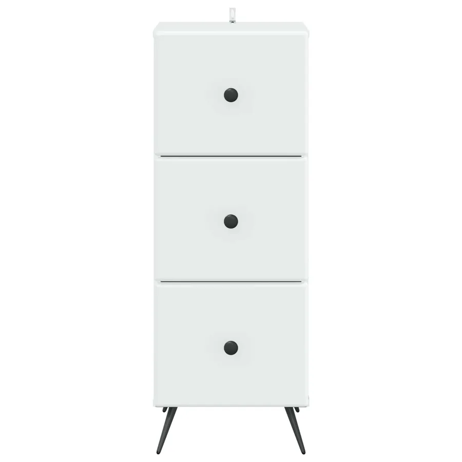 Armoire à tiroirs Blanc 33 x 34,5 x 90 cm Bois d'ingénierie - 6