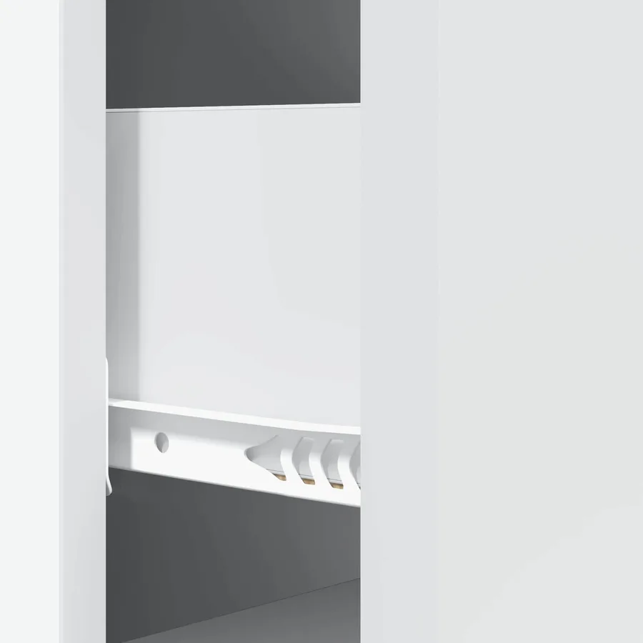 Armoire à tiroirs Blanc 33 x 34,5 x 90 cm Bois d'ingénierie - 8