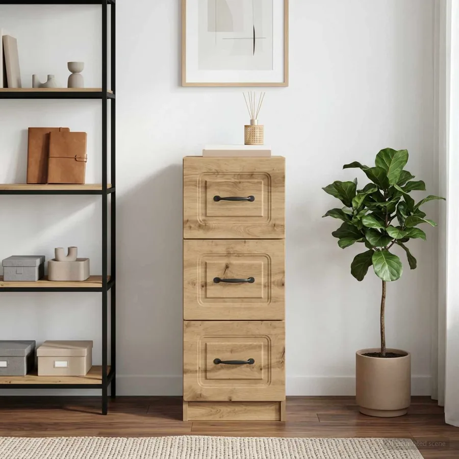 Armoire à tiroirs 33 x 34,5 x 87 cm Bois d'ingénierie