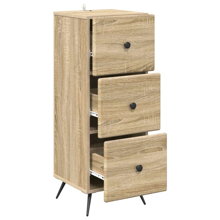 Armoire à tiroirs Chêne Sonoma 33 x 34,5 x 90 cm - 5