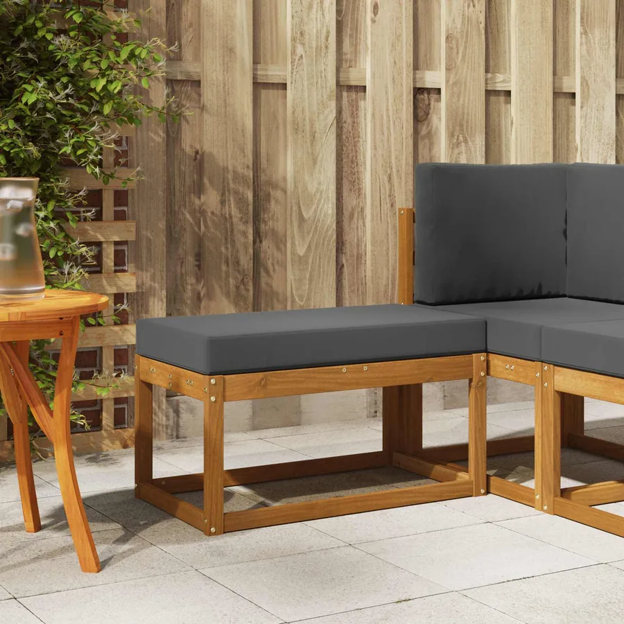 Banc de Jardin Bois d'Acacia Massif Naturel