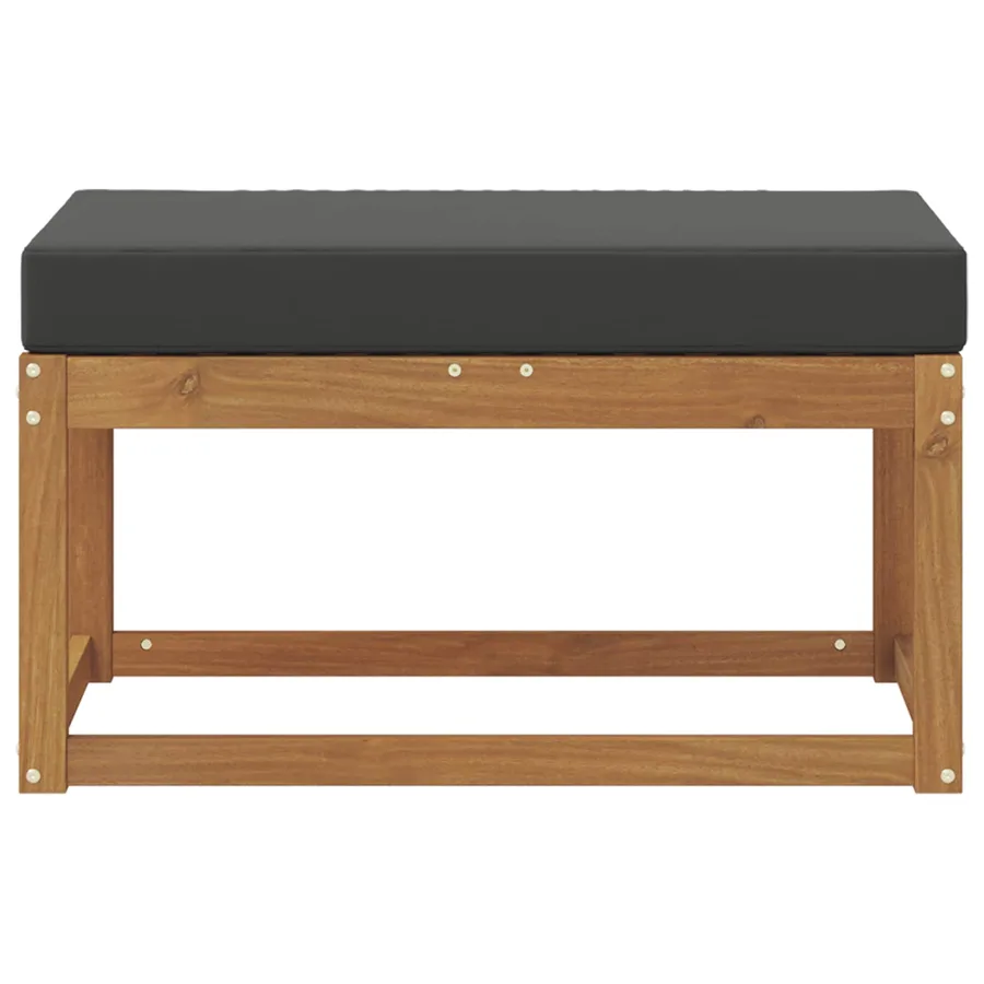 Banc de Jardin Bois d'Acacia Massif Naturel - 3