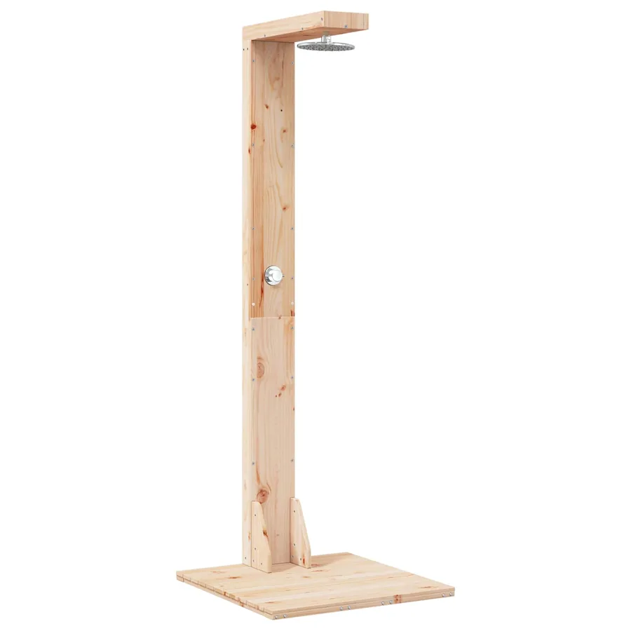 Douche d'extérieur 210 cm Naturel - 2