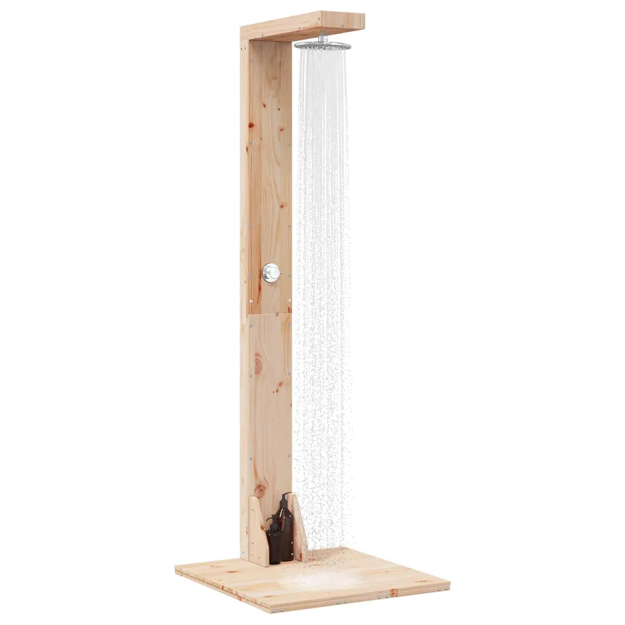 Douche d'extérieur 210 cm Naturel - 3