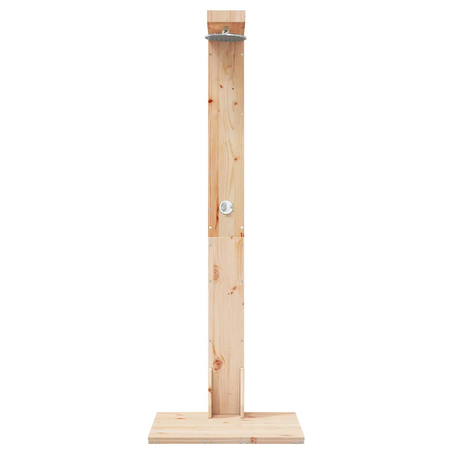 Douche d'extérieur 210 cm Naturel - 4