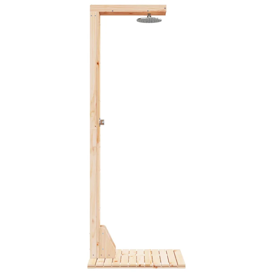 Douche d'extérieur 210 cm Naturel - 5