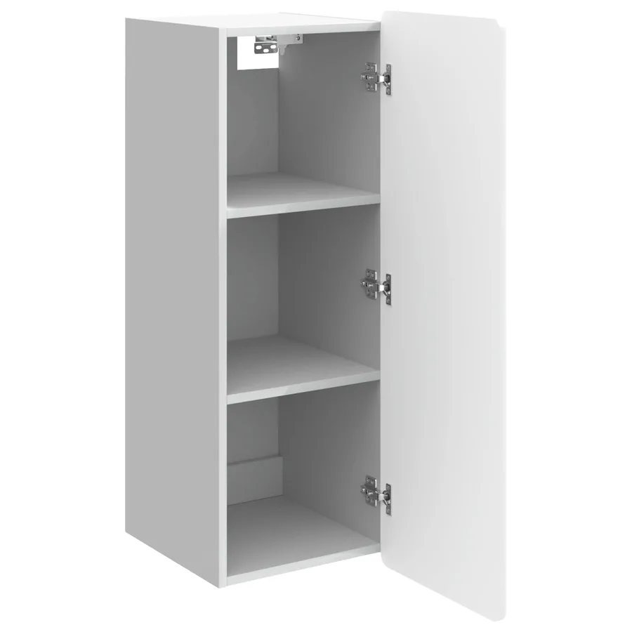 Armoire Murale Blanc brillant 33 x 34,5 x 94 cm - 3