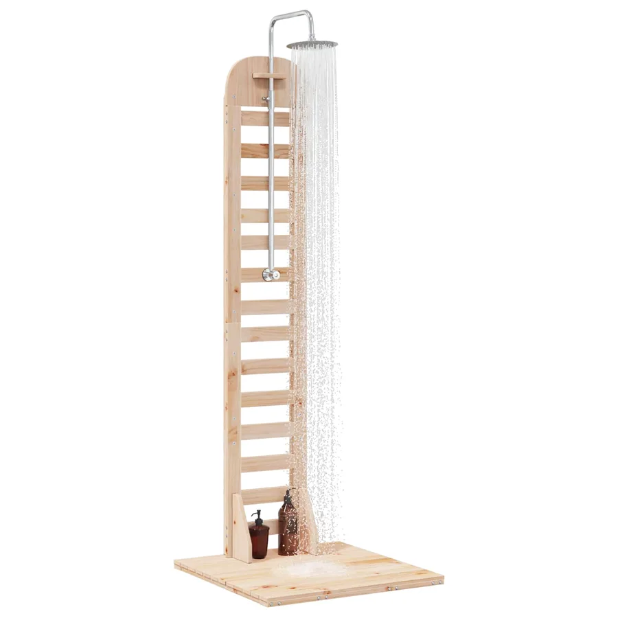 Douche d'extérieur 223 cm Naturel - 3