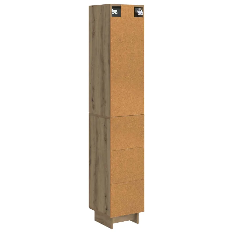 Ensemble de Meubles 2 pc Chêne artisanal Bois d'ingénierie - 7