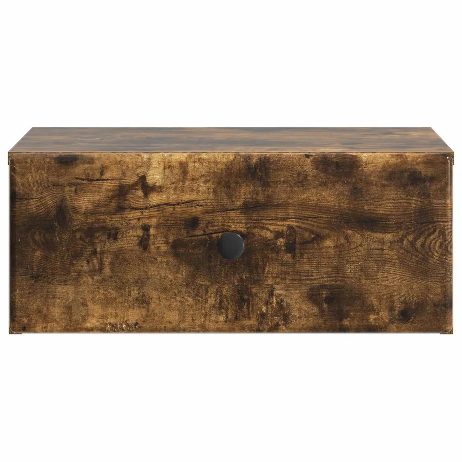 Cabinet de chevet mural Chêne fumé 49 x 34,5 x 20 cm - 5
