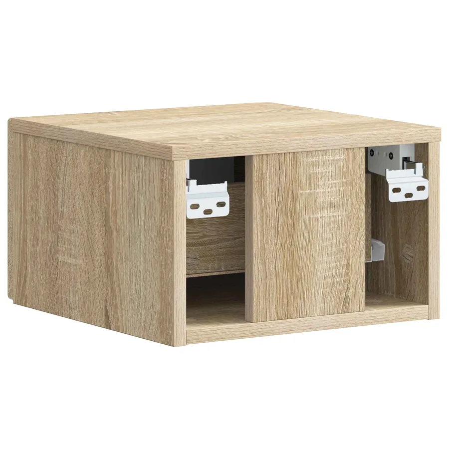 Cabinet de chevet mural 2 pcs Chêne Sonoma 34,5 x 33 x 20 cm - 9