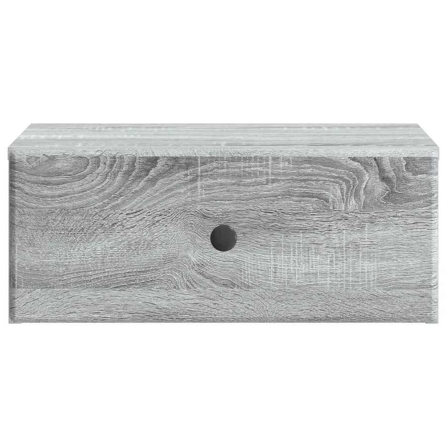 Cabinet de chevet mural Sonoma gris 49 x 34,5 x 20 cm - 5