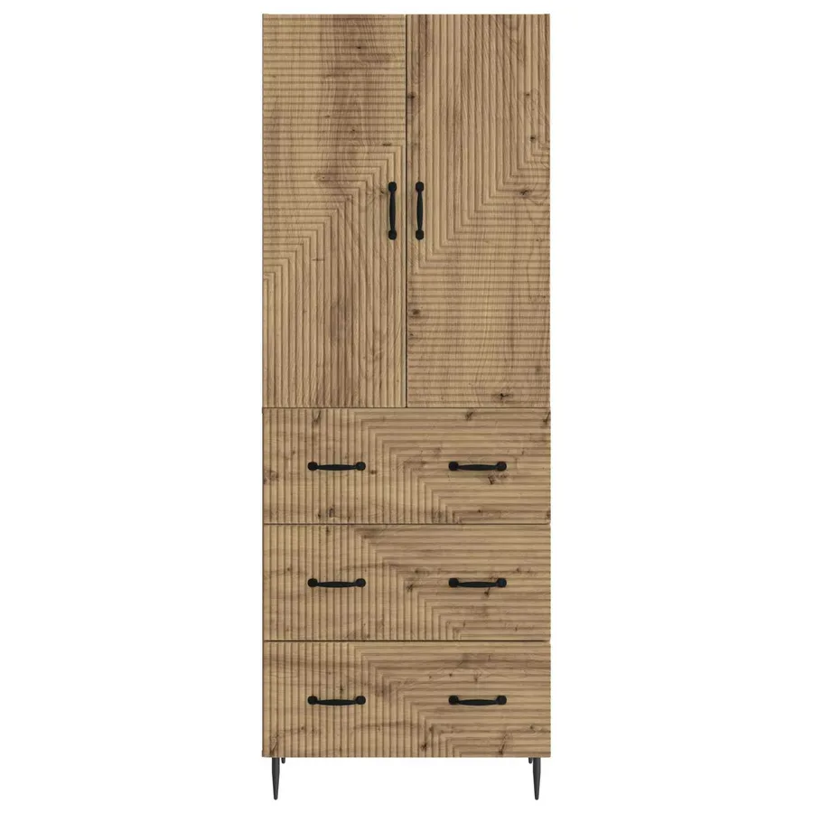 Ensemble de Meubles 2 pc 66 x 34,5 x 90 cm Bois d'ingénierie - 5
