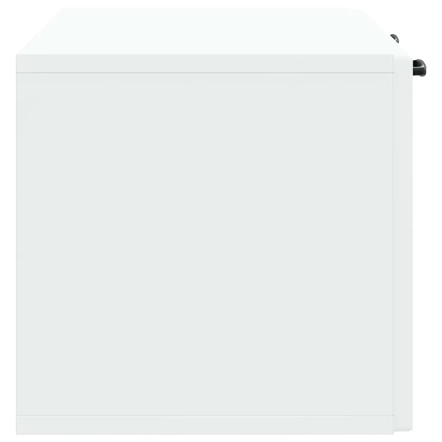 Meuble TV mural Blanc 78,5 x 31 x 30 cm Bois d'ingénierie - 7