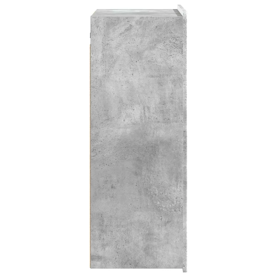 Armoire Murale Gris béton 66 x 34,5 x 92 cm Bois d'ingénierie - 5