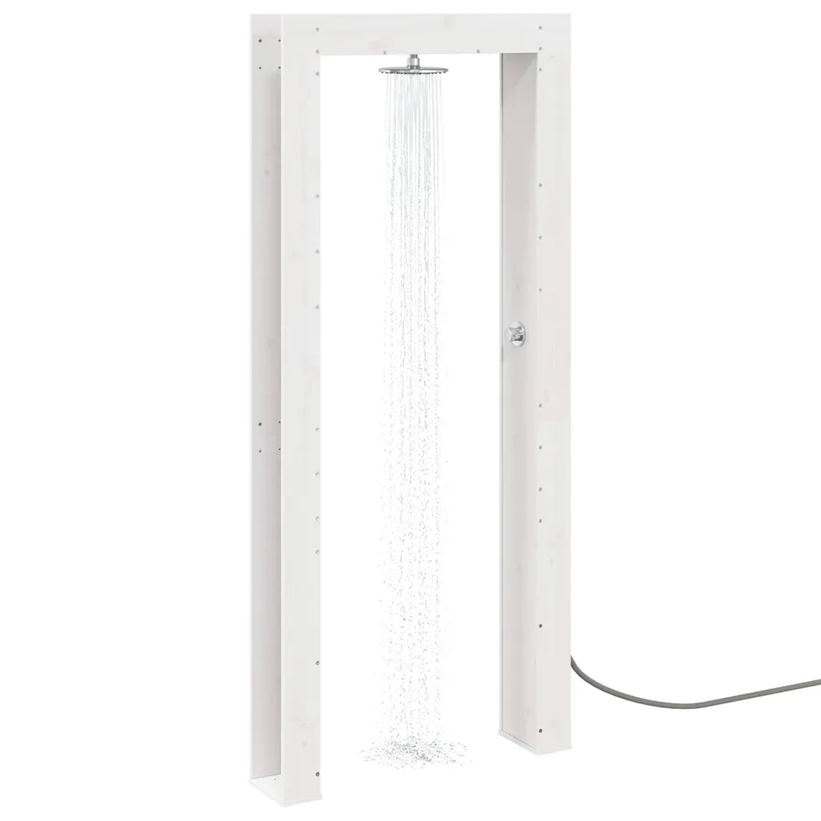 Douche d'extérieur 226 cm Blanc - 3
