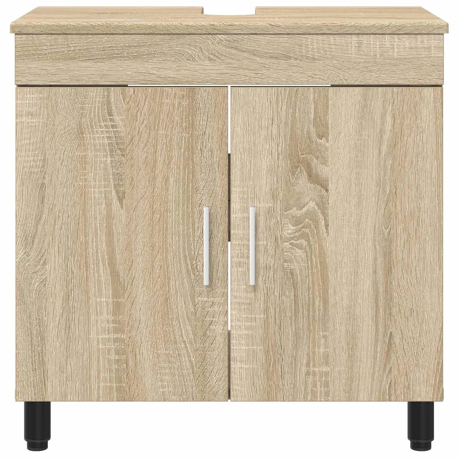 Unité de vanité de salle de bain Chêne Sonoma 60 x 35 x 60 cm - 5