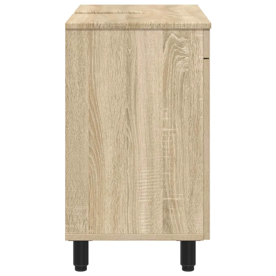 Unité de vanité de salle de bain Chêne Sonoma 60 x 35 x 60 cm - 6
