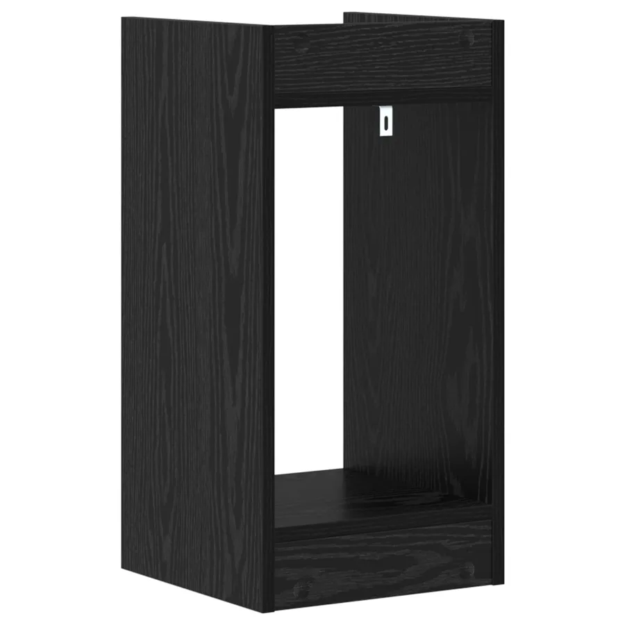Support de Plante Chêne Noir 30 x 30 x 60 cm Bois d’ingénierie - 7