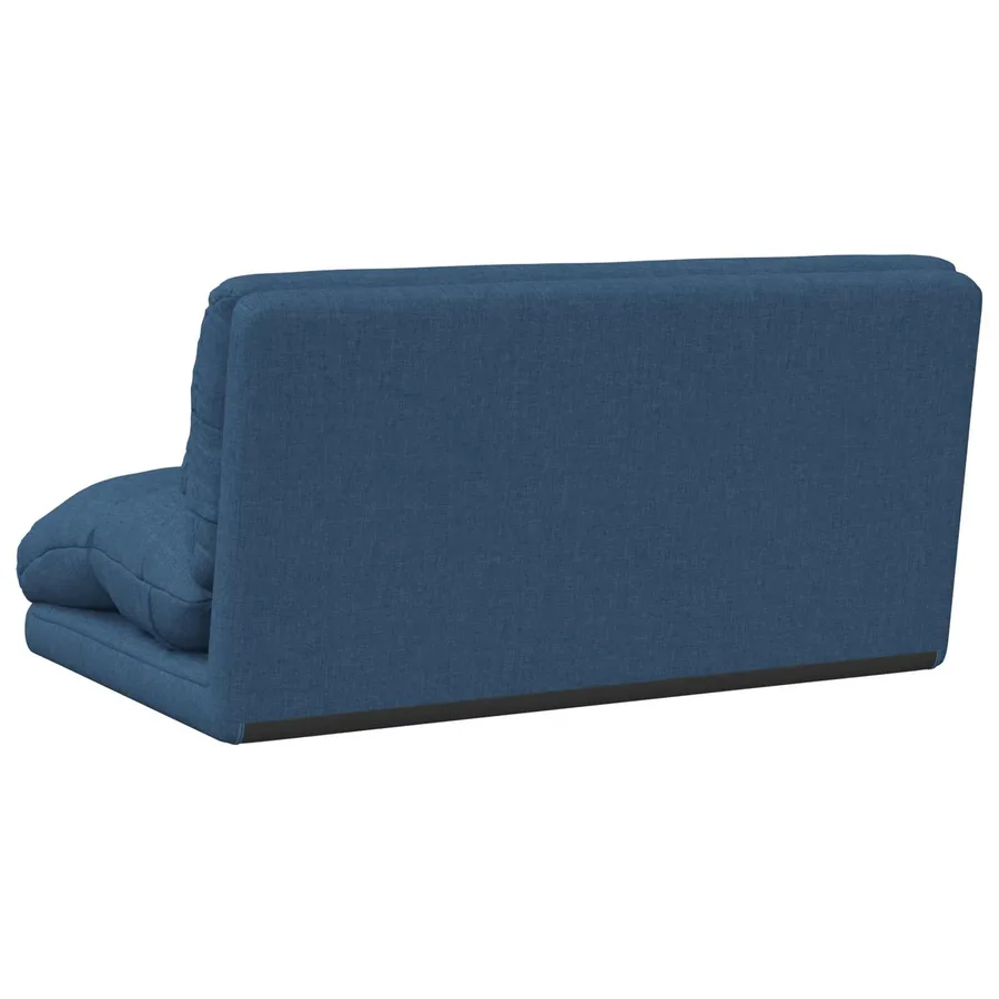 Fauteuil de sol ajustable Bleu Tissu - 6