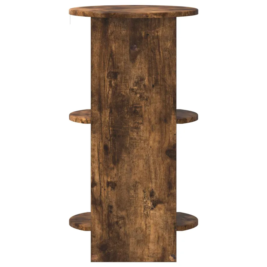 Meuble d'appoint Chêne Fumé 40 x 40 x 75 cm Bois d’ingénierie - 5