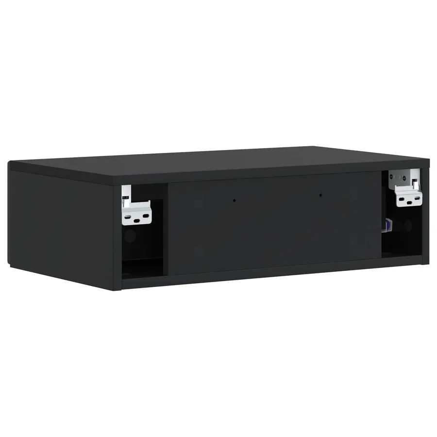 Table d'appoint murale Noir 87,5 x 34,5 x 17 cm - 6